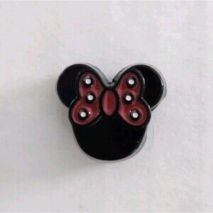 Minnie Head Enamel Bead Charm